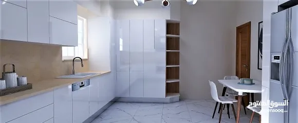  4 تصميم مطابخ وخزاين 3D ومختطات اوتوكاد للتنفيذ