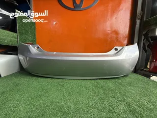  4 صدام خلفي تويوتا بريوس 2010-2015  اصلي مستعمل بحالة جيده موضوح بصور  Toyota Prius 2010-2015