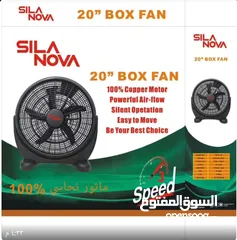  1 برودة القطب الشمالي... في بيتك مروحة SILA NOVA مروحة بوكس 20 انش 5 شفرات استهلاك كهرباء منخفض