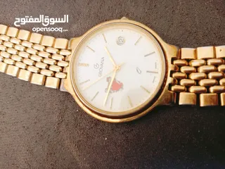  1 ساعة أصلية تحفه Crovana SWISS MADE مذهب