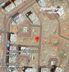  1 ارضين شبك سكني تجاري في بوشر منطقه المقابله ل عمان مول منطقة مسجد محمد الأمين