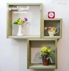  2 رفوف ديكورات طقم ثلاث قطع فقط5