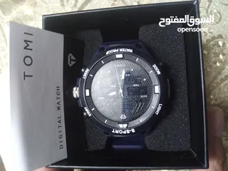  4 ساعه نوع تومي بكيتها ضد الماء عقارب وديجتال فخمه جدا