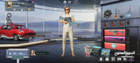  1 حساب ببجي بسعر 620 شيكل