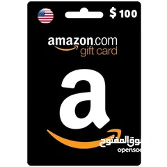  1 بطاقات امازون  Amazon 100$ Gift Card