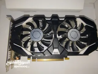  2 موجود كرت شاشة gtx1050 msi 2fan 2g