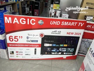  1 شاشه ماجيك 65 بوصه سمارت ضد الكسر نظام جوجل
