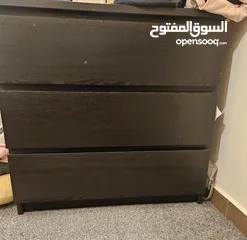  2 تخت مزدوج قابل للطي + وحدة ادراج منتجات ايكيا