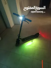  4 used electric scooter with RGB light