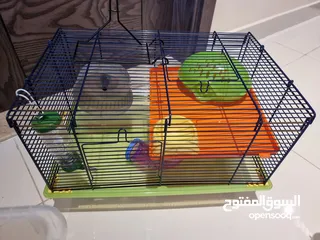  2 Hamster Cages with accessories