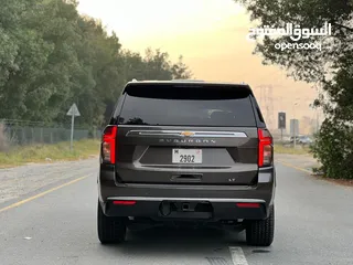  12 CHEVROLET SUBURBAN LT 2022 CANADIAN SPEC NO ACCIDENT  يدخل السعودية وارد كندا خالي من الحوادث