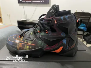  4 Nike lebron13 akronite used like new basketball shoes