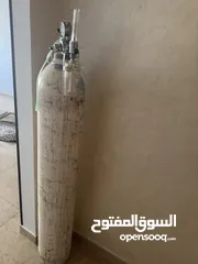  1 اسطوانة اكسجين مع منظم استخدام مرة واحدة للبيع