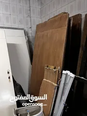  3 ابواب خشب مع ملابن
