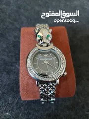  1 ساعة Emporio Armani فخمة بتصميم فهد ، GUESS