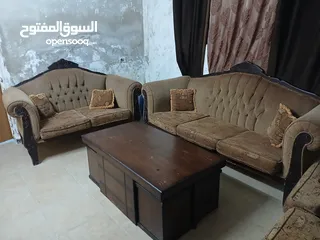  3 كنب موريس 7 مقاعد مع الطاولة