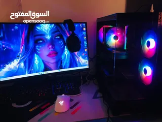 1 كمبيوتر جيمنج مستعمل 40 يوم 3100 شيكل كامل