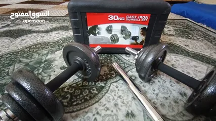  1 دمبل 30 كيلو شبه جديد