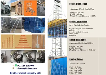  17 Aluminum Mobile Tower and ladders