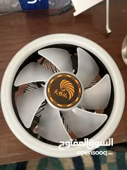  2 مروحة تبريد  معالج rgb بسعر حرق