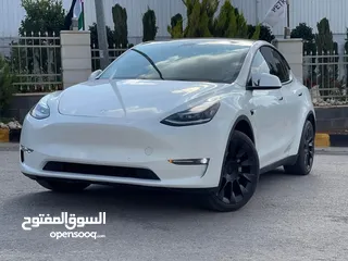  2 TESLA MODEL Y 2022 تسلا Y 2022 فحص كامل بسعر مغرررررري