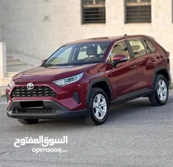  5 تويوتا راف فور هايبرد LE 2021 دفع رباعي وارد خليجي بحالة الوكالة