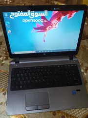  1 لاب توب hp ويندوز 10 رام 4 معالج i3 core