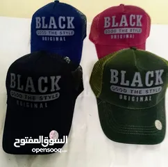  5 كابات وطواقي صيفية مخمل وزبده وشبك