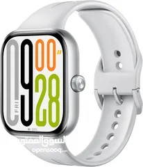  1 Redmi Watch 5 Silver Gray  شاشة كبيرة للغاية  عمر بطارية طويل  مكالمات Bluetooth  تتبع متقدم لل