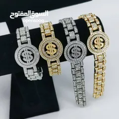  3 أساور كريستال