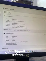  9 PC HP Core i7-4456 كامل مكمل مع شاشة و كيبورد و ماوس ويرليس جداد