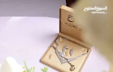  1 طقم زركون اصلي فخم