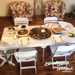  2 طاولات العزايم طوي بتصير شنطة