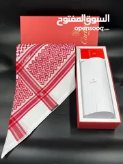  24 شماغ احمر وابيض جفنشي وكارتير ومونت بلانك جميع الماركات هاي كوالتي مع الملحقات احدث البصمات 2025