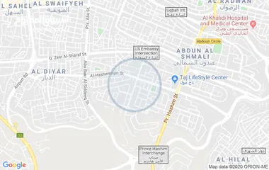  9 شقه ارضيه مفروشه للايجار في جبل عمان