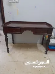  1 study table with drawer or iron stand