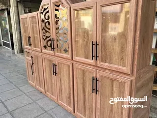  2 مطبخ 5 متر فقط ب 300 دينار حررق سعررر  شامل توصيل تركيب الالمنيووووم سادة مع بطارية ومجلى هدية