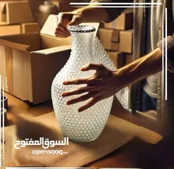  16 بوكسات  تغليف الزجاج وأدوات المطبخ كراتين فارغة