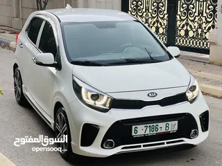  5 كيا بيكانتو  Gt line اصل فل الفل عدا فتحه 2019