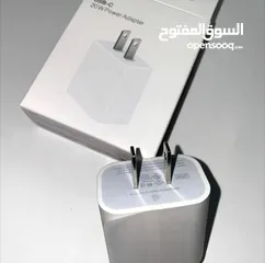  2 شاحن ايفون pd متوفر w35 w20 اصلي