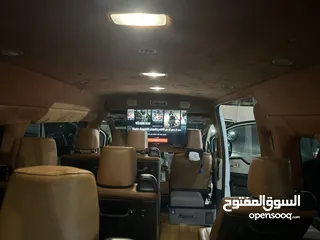  38 باص فان10ركاب لنقل الركاب والسياح وخدمات التوصيل من والى المطار والمعابر الحدوديه والجولات السياحيه
