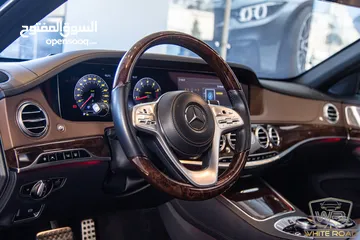  13 Mercedes S320 2018 Amg kit   السيارة وارد الشركة و قطعت مسافة 40,000 كيلو متر فقط