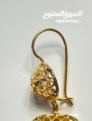  7 12.5 gram 21kt Gold Earrings
