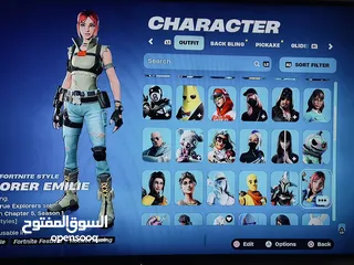  2 حساب فورت نايت للبيع