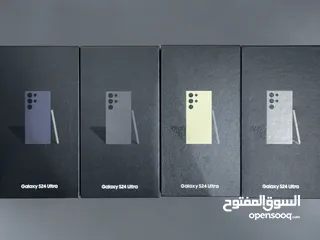  15 جالاكسي S24 Ultra جديد كفالة الوكيل الرسمي BMS (1TB /512GB/256GB)
