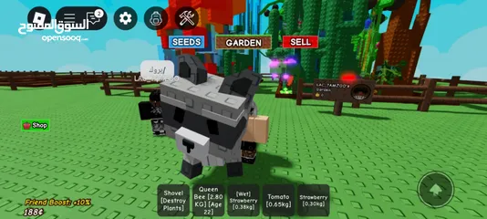  2 Grow a Garden موجود كل الكميات لي بدك ياها من حيوانات وا فواكه