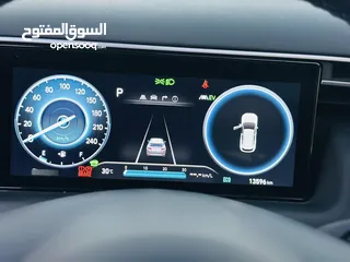  19 هونداي توسان/2024  فل الفل فتحة سقف بانوراما  2x4 ///240Hp بنزين + كهرباء  ( Haybrid) 1600cc