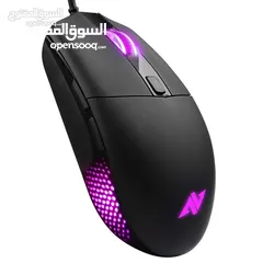  1 ماوس اصلي سلكي ابكونكور ABKONCORE A660 USB WIRED MOUSE 10000 DPI