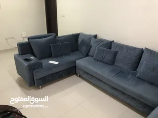  2 كنب مجلس كبير ل 10 اشخاص شبه جديد