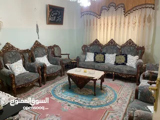  1 شقة مفروشة ارضية للايجار السنوي والشهري ايجار بسعر الفارغ